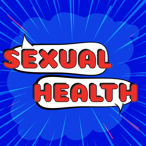 Znamení Zobrazování Sexuální Zdraví Obchodní Přehled Zdravější Tělo Spokojenost Sexuální — Stock fotografie