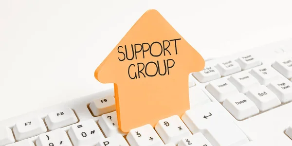 Inspiration Showing Sign Support Group Concept Meaning Number People Involved — Stock Photo, Image