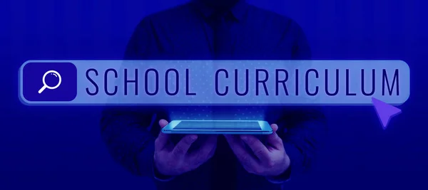 Conceptuele Weergave Schoolcurriculum Business Concept Ontworpen Leerruimtes Leeromgevingen Bieden — Stockfoto