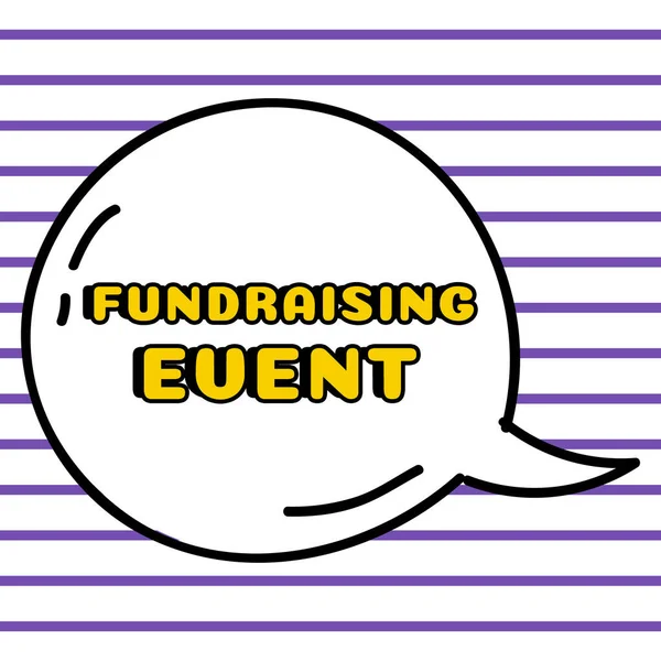 Fundraising Event Business Approach Campaign 인터넷 데이터베이스 — 스톡 사진