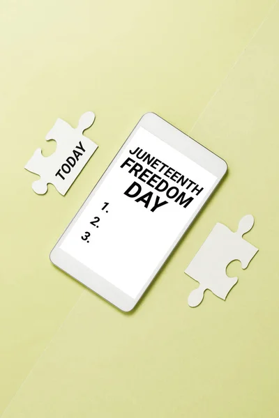 자유의 알리는 텍스트 미국에서의 인터넷 컨셉트 폐지를 기념하는 — 스톡 사진
