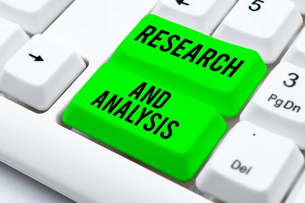 Research Analysis Business Approach Strategic Thinking Decision Making Present New — 스톡 사진