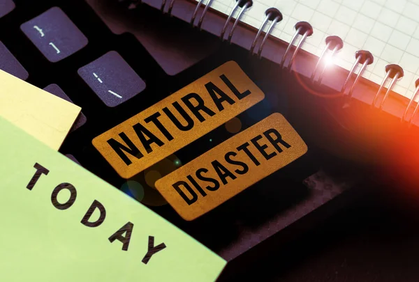 Conceptual Display Natural Disaster Business Overview Occurring Course Nature Natural — Stock Photo, Image