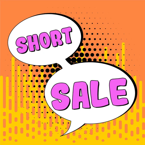 Podepsat Zobrazení Short Sale Obchodní Přehled Home Který Nabízen Cenu — Stock fotografie