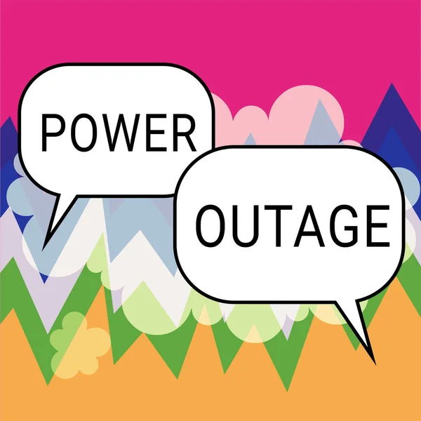 Conceptual Display Power Outage Business Idea Ability Influence Peers Attaining — Stock Photo, Image