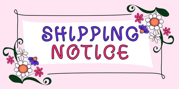 Koncept Display Shipping Notice Affärsidé Fartyg Betraktas Kollektivt Särskilt Ett — Stockfoto