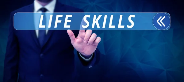 Konzeptionelle Darstellung Life Skills Business Konzept Das Notwendig Oder Wünschenswert — Stockfoto