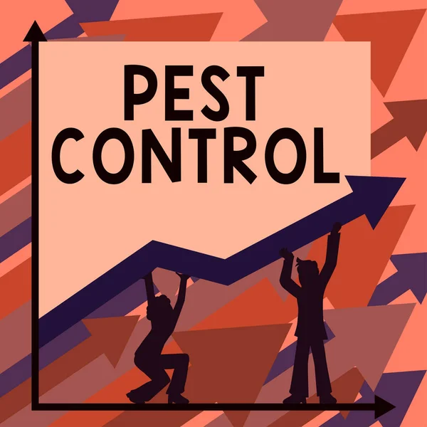 Text Caption Presenting Pest Control Business Concept Killing Destructive Hmyz — Stock fotografie