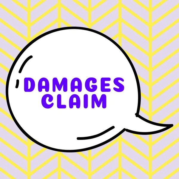 Faster Claim Business Idea Demand Compensation Litigate Insurance File Suit — 스톡 사진