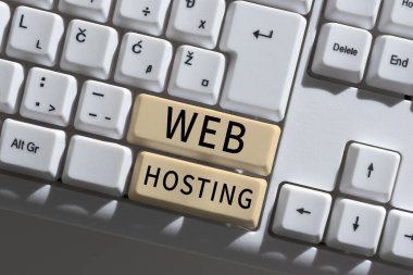 Web Sunuculuğunu, İş Genel Görünümünü sunan metin başlığı Web siteleri için depolama alanı ve erişim sağlama etkinliği