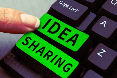 Fikir Paylaşımı, İnternet Konsepti Başlangıç yenilik ürünü, yaratıcı düşünce