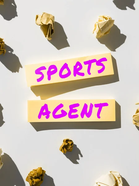 Inspirace Ukazující Znamení Sportovní Agent Obchodní Koncept Osoba Podaří Nábor — Stock fotografie