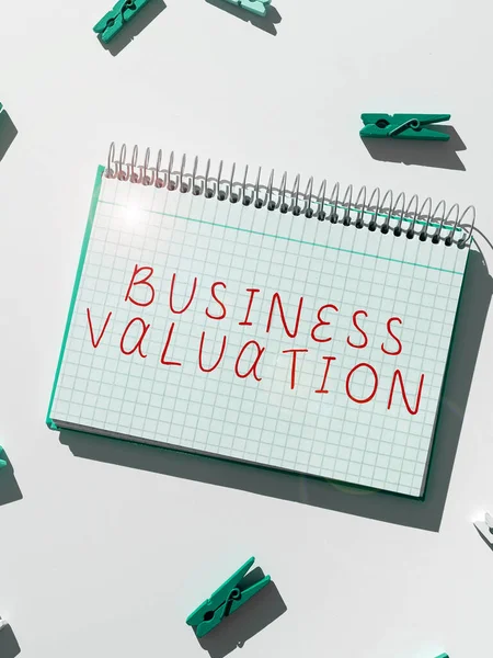 Business Valuation Business Approach Defining Economic Value All Business — 스톡 사진