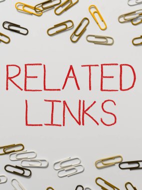 Bağlantılarla İlgili metin gösterimi, İş Genel Görünümü Web Sitesi Bir Web Sayfası Çapraz referans Hotlinks Hiperlinkleri içinde yazılıyor