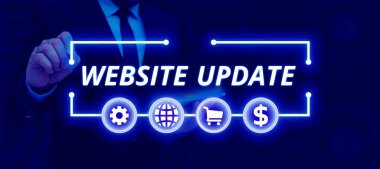 Web sitesi güncellemesi, iş fikri web sayfasını ve içeriği güncel ve modaya uygun tutmak