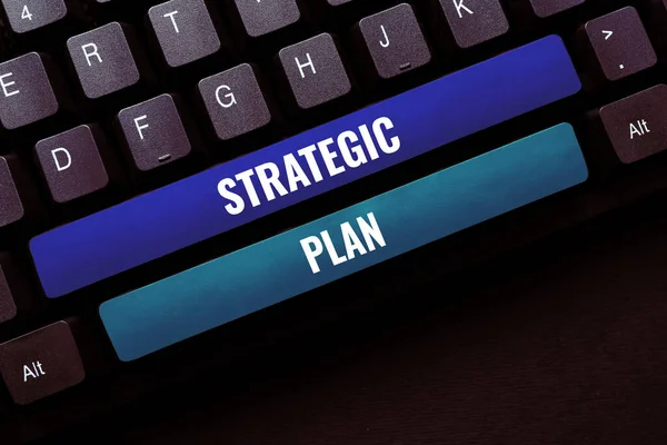 Texto Que Mostra Inspiração Plano Estratégico Abordagem Negócios Processo Definição — Fotografia de Stock