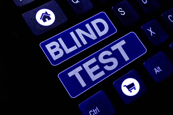 사회적 참여에 Concepeption Blind Test — 스톡 사진