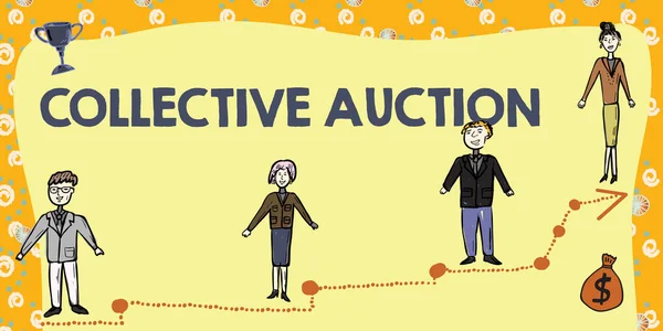 Colective Auction Business Showcase 변수에 — 스톡 사진