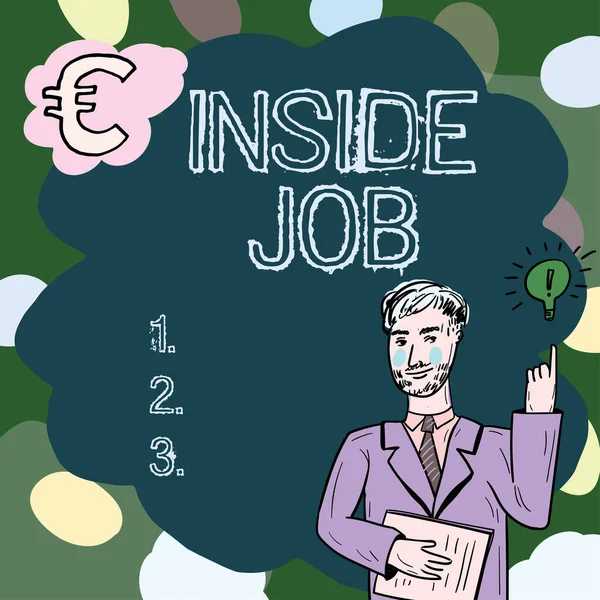 Panneau Affichant Approche Job Business Réalisée Avec Aide Une Personne — Photo