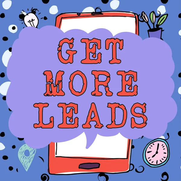 Get More Leads Word Written Inbound Marketing Process Inbound Marketing — 스톡 사진
