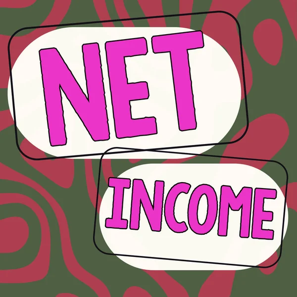 Net Income 비즈니스 아이디어 면제를 후남아 — 스톡 사진
