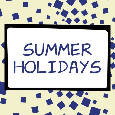 Yaz Tatilleri, Yaz tatilleri, İş Konsepti Tatilleri Yaz sezonu Tatili ya da Tatil
