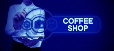 Kahve dükkanı, iş yeri fikri, kahve ve hafif içecekler sunan küçük, gayri resmi bir restoran.