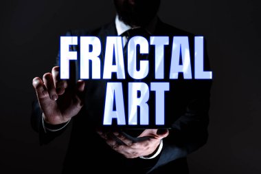 Fraktal Sanatı sunan metin başlığı, Kavram anlamı bir web sitesinin kamu tartışması için kullanılacak yeri veya bölümü