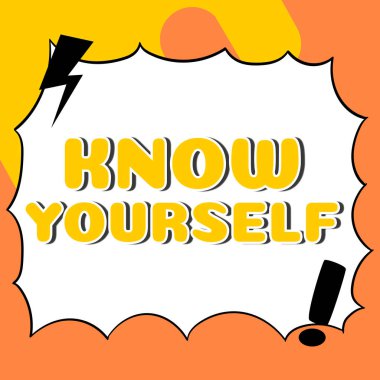 Metin gösterimi yazılıyor. Kendinizi tanıyın, kavramı kavrayın. Sizi Güç ve Zayıflıkları Anlarken Bulun.