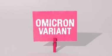 Kavramsal başlık Omicron Variant, İnternet Yeni bir tür koronavirüsün neden olduğu hafif ve şiddetli solunum hastalıkları kavramı
