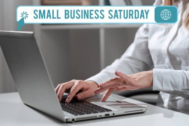 Cumartesi günü Küçük İş Dünyası, cumartesi günü Amerika 'nın alışveriş tatili için ilham kaynağı olan küçük işletme sergisi metni