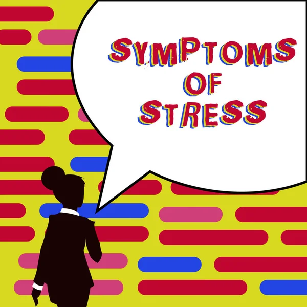 Stres Belirtileri Gösteren Ilham Perisi Özellikle Istenmeyen Bir Şeyin Semptomu — Stok fotoğraf