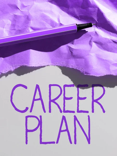Conceptual caption Career Plan, Business concept ongoing process where you Explore your interests and abilities