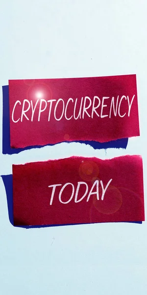 Affichage Conceptuel Crypto Monnaie Internet Concept Forme Monnaie Qui Existe — Photo