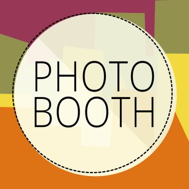 El yazısı işareti Fotoğraf Booth, İnternet Fotoğraf paylaşım ve blog biçiminde yayınlama kavramı