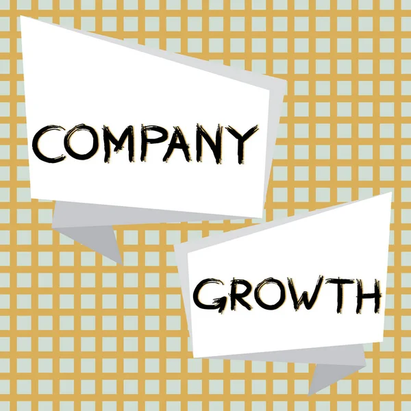 Inspiração Mostrando Sinal Crescimento Empresa Visão Geral Negócio Uma Fase — Fotografia de Stock