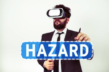 Tehlike içeren metin başlığı, hesap için sözcük ya da tehlike ya da riski açıklayan açıklama