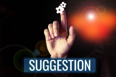 Kavramsal başlık Önerisi, İş Gösterisi Bir düşünce süreci fikirlerin ortaklığı yoluyla diğerine yol açar