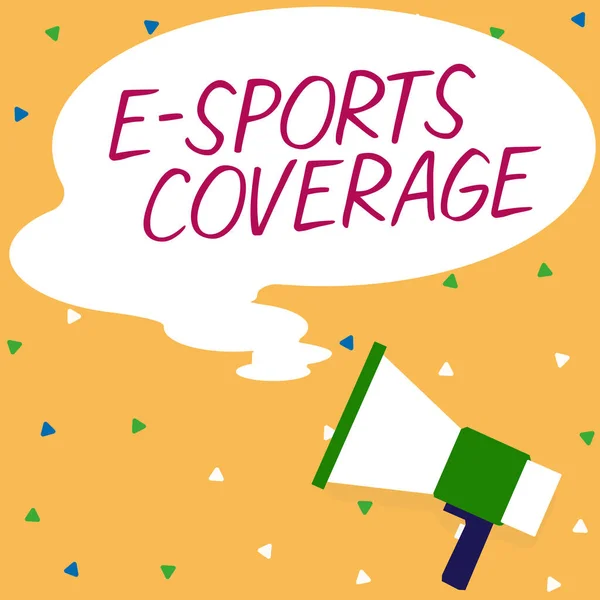 Wyświetlacz Koncepcyjny Sports Coverage Internet Concept Reporting Live Latest Sports — Zdjęcie stockowe