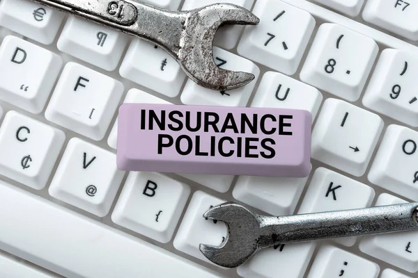 stock image Conceptual display Insurance Policies, Conceptual photo Documented Standard Form Contract Financial Reimbursement