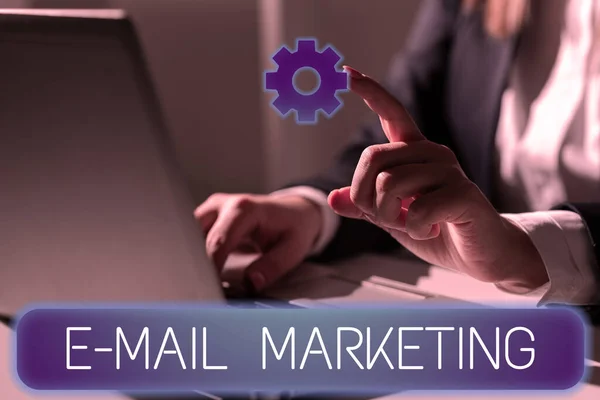 Inspiracja Pokazująca Znak Mail Marketing Podejście Biznesowe Commerce Reklama Sprzedaż — Zdjęcie stockowe
