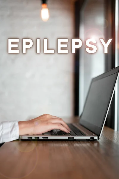 Tekst Pisma Epilepsja Przegląd Działalności Czwarte Najczęstsze Zaburzenia Neurologiczne Nieprzewidywalne — Zdjęcie stockowe