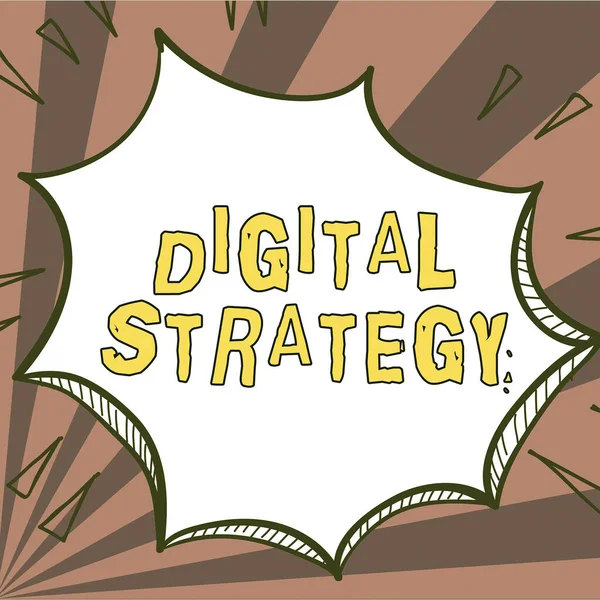 디지털 전략의 데이터 자산의 비즈니스 이익을 최대화하기 계획에 — 스톡 사진