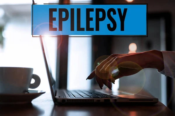 Tekst Pisma Epilepsja Pojęcie Oznaczające Czwarte Najczęstsze Zaburzenia Neurologiczne Nieprzewidywalne — Zdjęcie stockowe