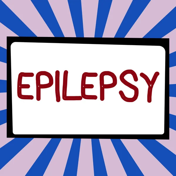 Znaki Pisma Ręcznego Epilepsja Podejście Biznesowe Czwarte Najczęstsze Zaburzenia Neurologiczne — Zdjęcie stockowe