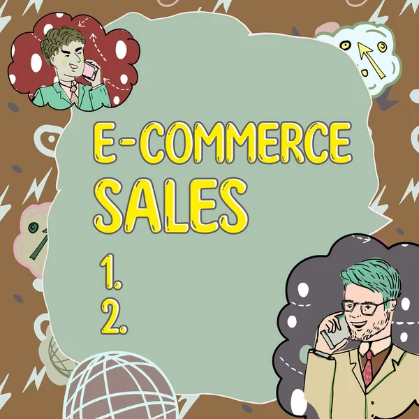 Commerce Sales Word Feliratot Mutató Szöveges Felirat Termékek Online Szolgáltatáson — Stock Fotó