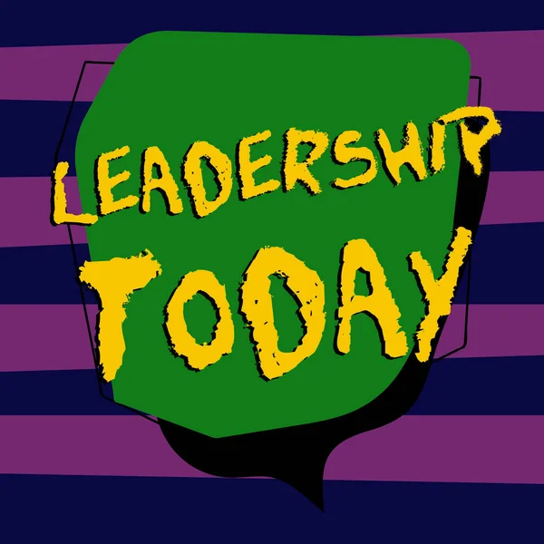 Legenda Texto Apresentando Leadership Business Showcase Atividade Habilidade Envolvendo Liderar — Fotografia de Stock