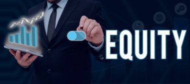 Adil ve tarafsız ırkın kavramsal görüntüsü Eşitlik, İş Şovu kalitesi Bir El Birlik