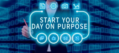 Gününüze Amaçla Başlayın, İş Konsepti 'nin ne yapacağınıza dair temiz fikirleri var.