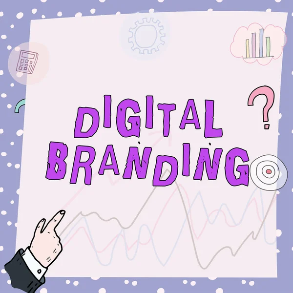 온라인 랜딩을 텍스트 인터넷 디지털 마케팅의 비즈니스 — 스톡 사진